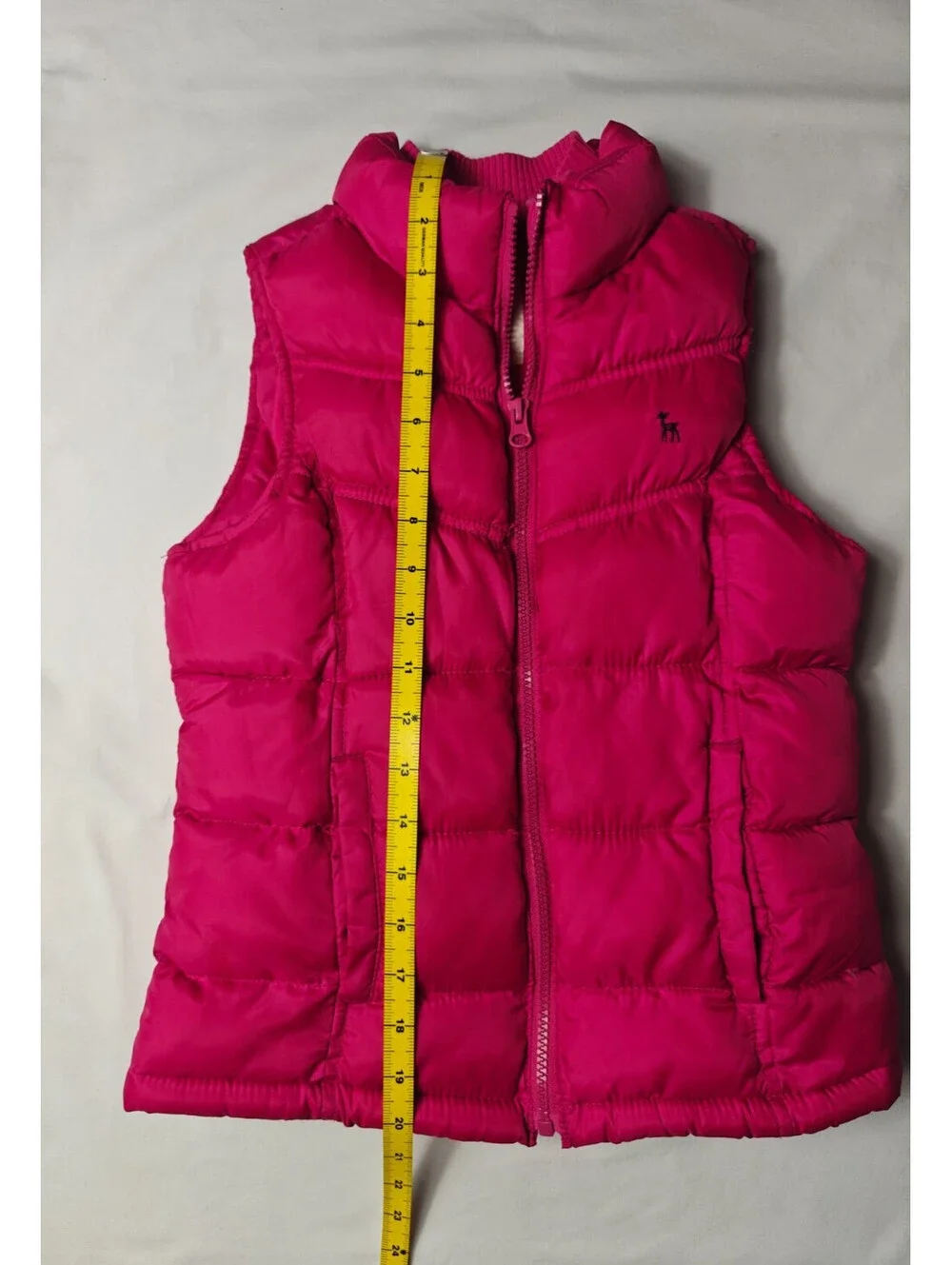 Old Navy Pockets Full Zip Fleece Lining Girls Puffer Vest Jacket Size L